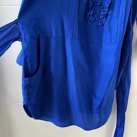 Rebecca Taylor 100% silk tunic heart 💙 - Picture 5 of 9